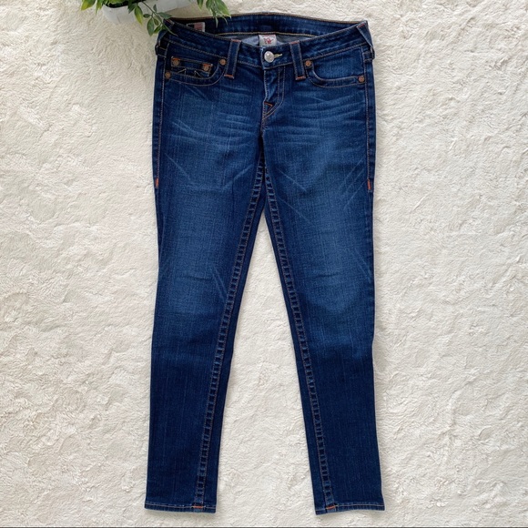 True religion medium wash skinny jeans 28 - Picture 3 of 8